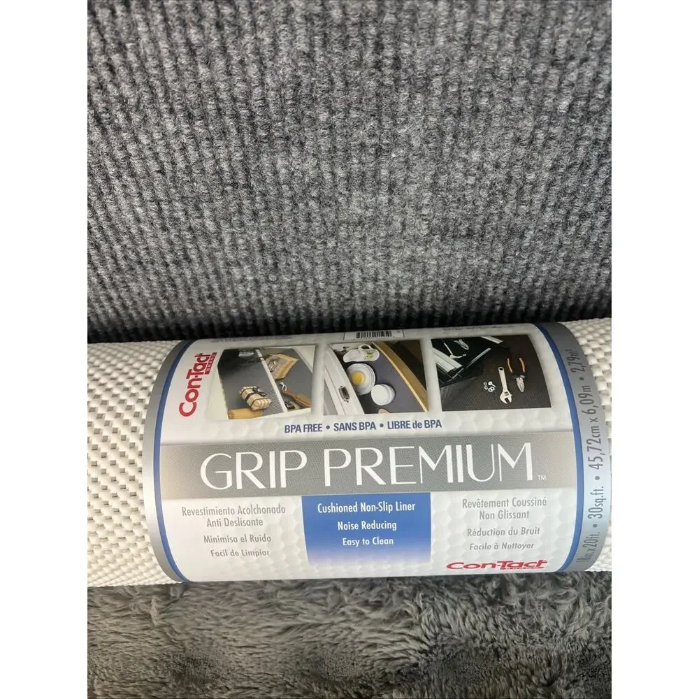 20ft x 18in - Con-Tact Grip Premium Shelf Liner. NEW